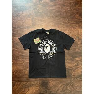Black Bape Chrome Hearts Shirt